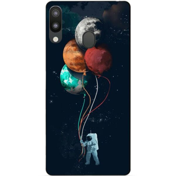 

Бампер силиконовый Candy для Samsung M20 2019 Galaxy M205f с рисунком Планеты шарики
