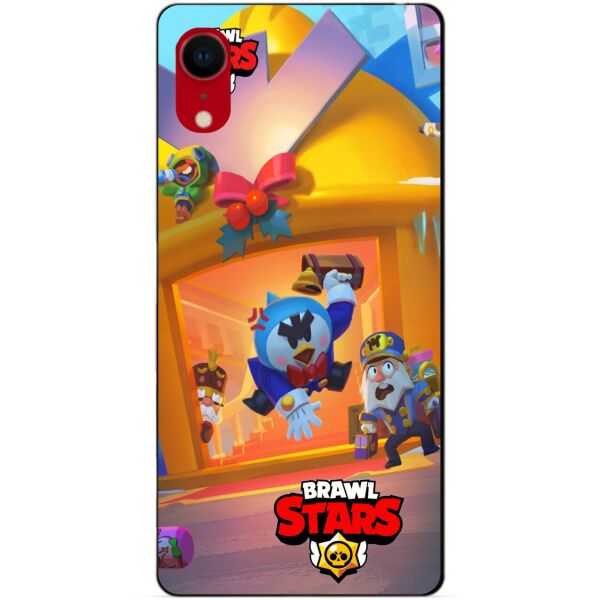 

Силиконовый бампер чехол Candy для Iphone XR с рисунком Бравл Старс Веселые каникулы Мистер П.