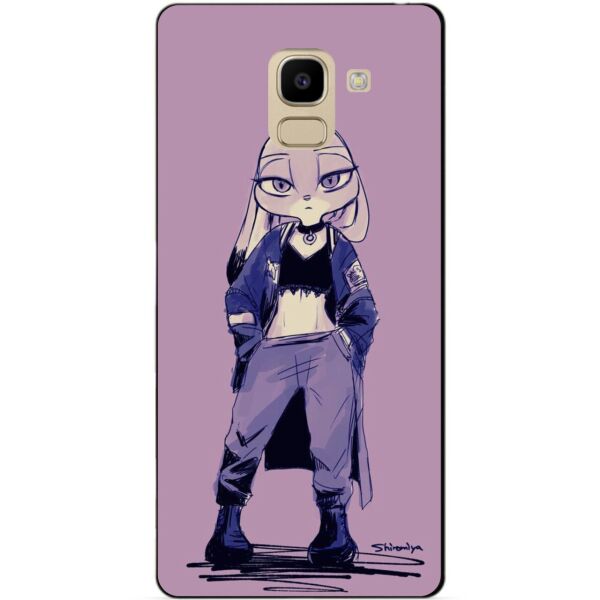 

Силиконовый бампер чехол Candy для Samsung J6 Galaxy J600 с рисунком Джуди