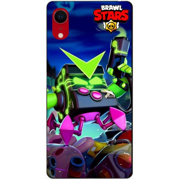 

Силиконовый бампер чехол Candy для Iphone XR с рисунком Бравл Старс Вирусный Бит