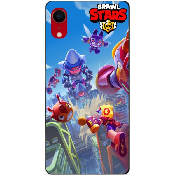 

Силиконовый бампер чехол Candy для Iphone XR с рисунком Бравл Старс Лето с Монстрами
