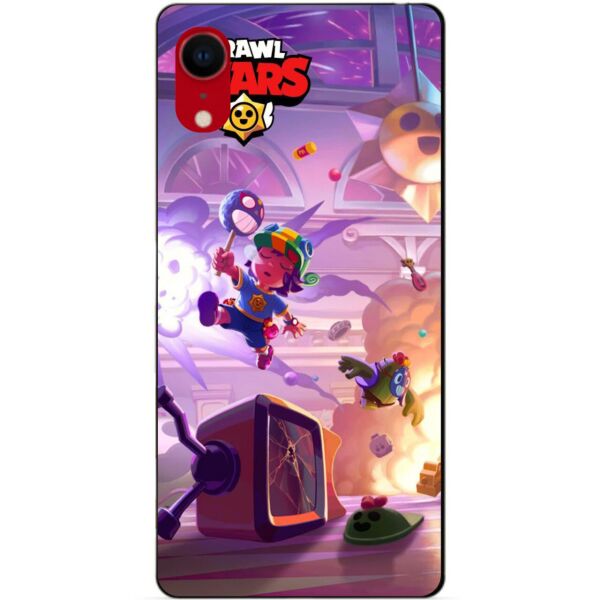

Силиконовый бампер чехол Candy для Iphone XR с рисунком Бравл Старс Парк старр Сэнди