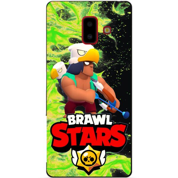 

Силиконовый бампер чехол Candy для Samsung J6 Plus Galaxy J610 с Героем Brawl Stars Бо