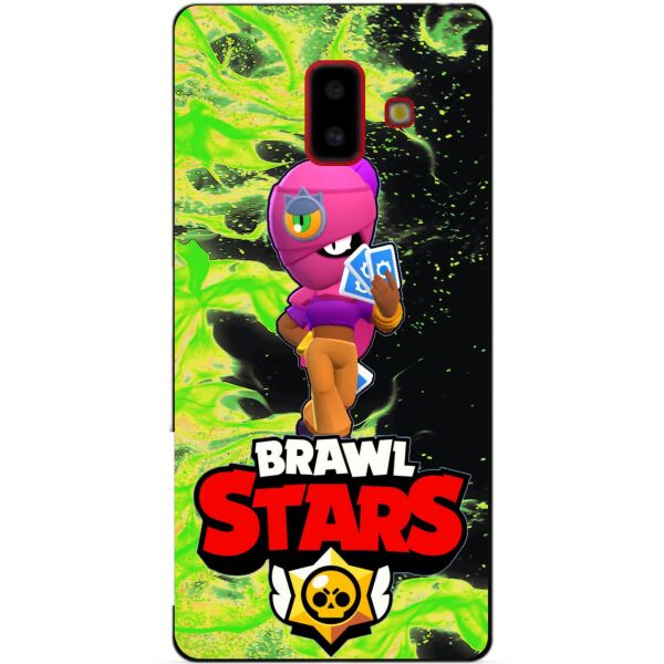 

Силиконовый бампер чехол Candy для Samsung J6 Plus Galaxy J610 с Героем Brawl Stars Тара