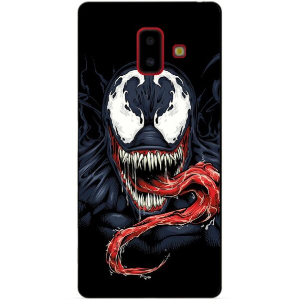

Силиконовый бампер чехол Candy для Samsung J6 Plus Galaxy J610 с рисунком Веном