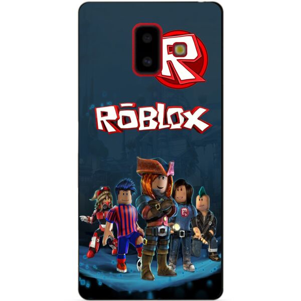 

Силиконовый бампер чехол Candy для Samsung J6 Plus с рисунком Roblox