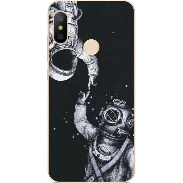 

Силиконовый чехол Candy для Huawei P20 Lite с рисунком Сближение