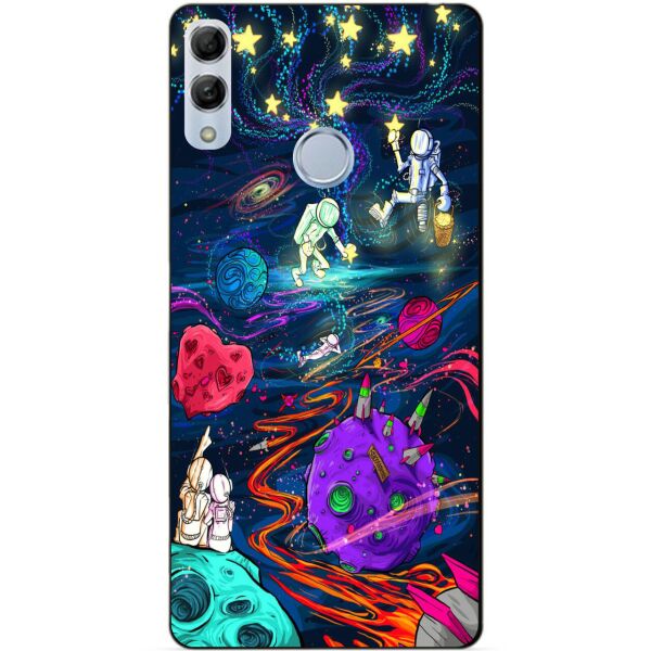 

Бампер силиконовый чехол Candy для Huawei Honor 10 Lite Звезды