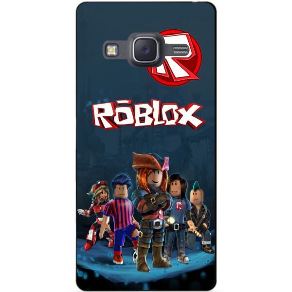 

Силиконовый бампер чехол Candy для Samsung J7 2015 Galaxy J700 рисунком Roblox