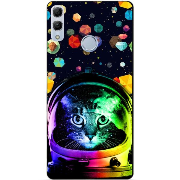 

Бампер силиконовый чехол Candy для Huawei Honor 10 Lite Кот в космосе