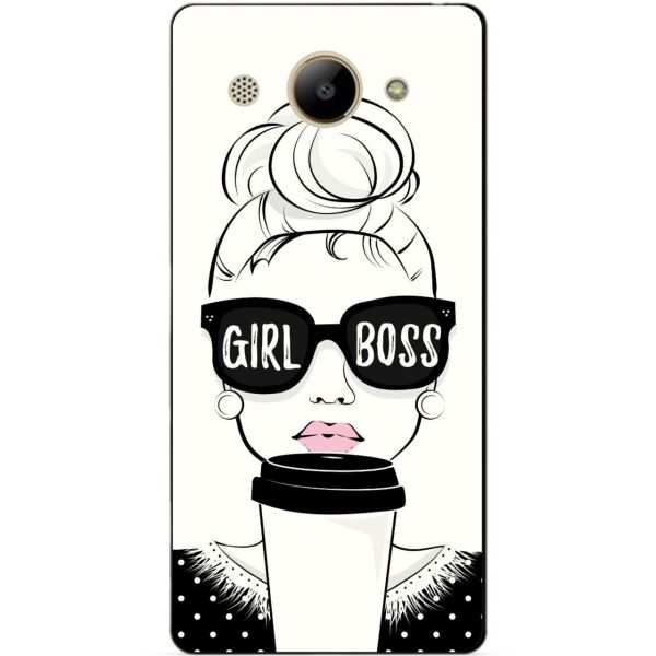 

Силиконовый чехол Candy для Huawei Y3 2017 с рисунком Girl Boss
