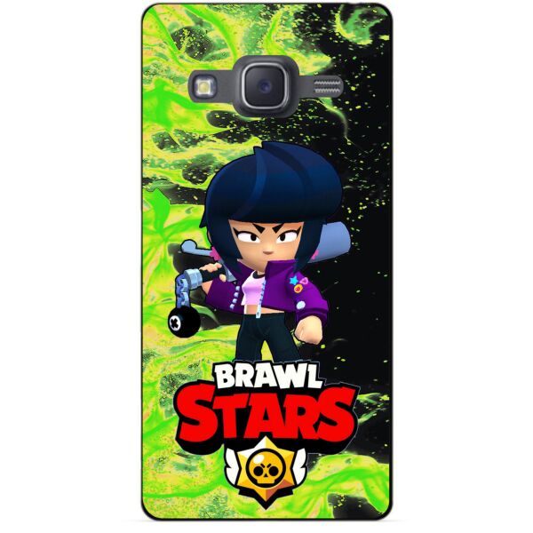 

Силиконовый бампер чехол Candy для Samsung J7 2015 Galaxy J700 с Героем Brawl Stars Биби