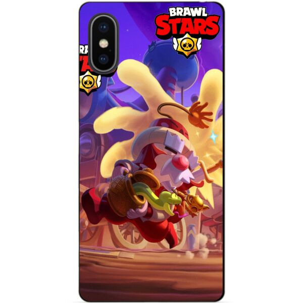 

Силиконовый бампер чехол Candy для Iphone XS с рисунком Бравл Старс Базар Тары Гэйл