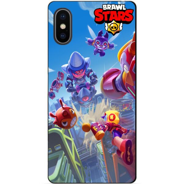 

Силиконовый бампер чехол Candy для Iphone XS с рисунком Бравл Старс Лето с Монстрами