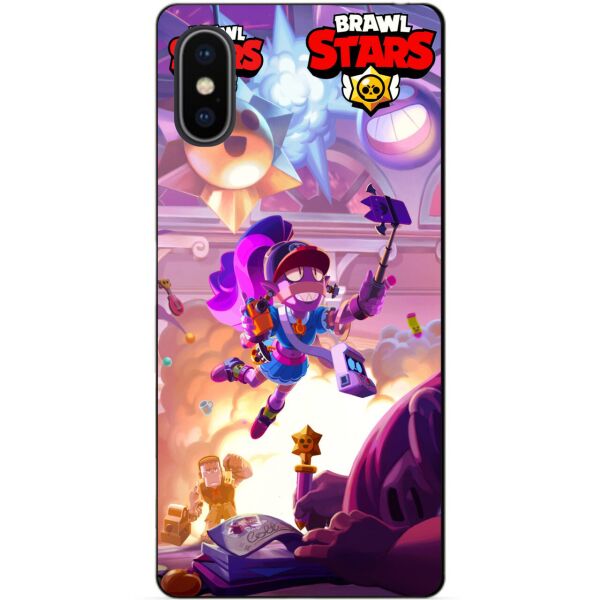 

Силиконовый бампер чехол Candy для Iphone XS с рисунком Бравл Старс Парк старр Эмз