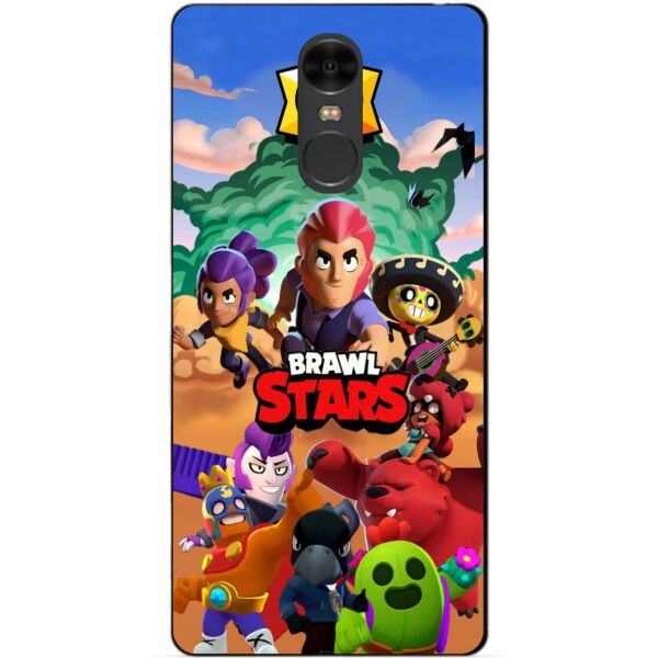 

Силиконовый бампер чехол Candy для Lenovo K6 с рисунком Brawl Stars