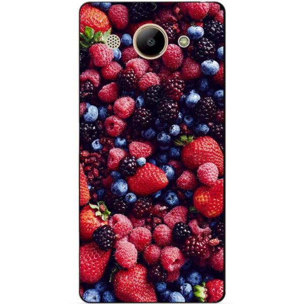 

Силиконовый чехол Candy для Huawei Y3 2017 с рисунком Ягоды