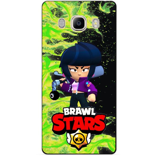 

Силиконовый бампер чехол Candy для Samsung J7 2016 Galaxy J710 героем Brawl Stars Биби