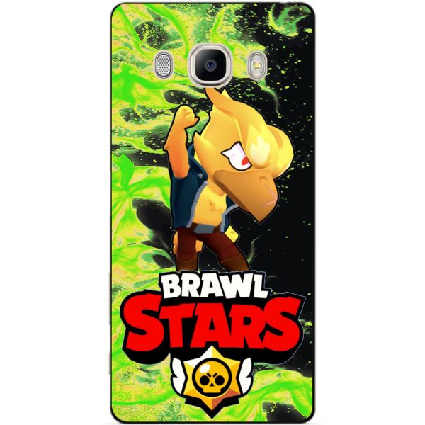 

Силиконовый бампер чехол Candy для Samsung J7 2016 Galaxy J710 героем Brawl Stars Ворон Феникс