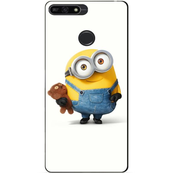 

Бампер силиконовый чехол Candy для Huawei Honor 7a Pro с рисунком Миньон Боб