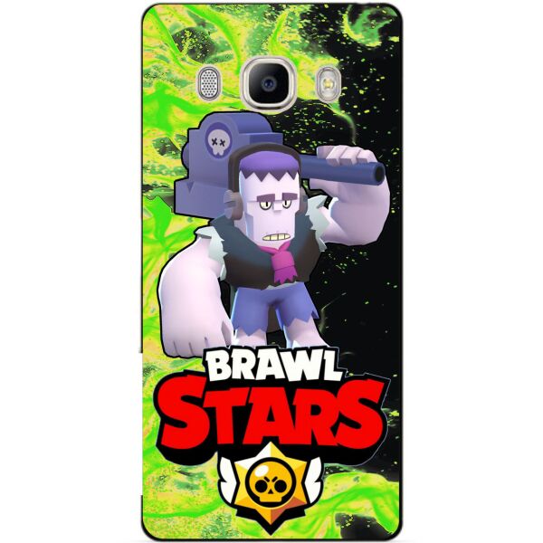 

Силиконовый бампер чехол Candy для Samsung J7 2016 Galaxy J710 героем Brawl Stars Фрэнк