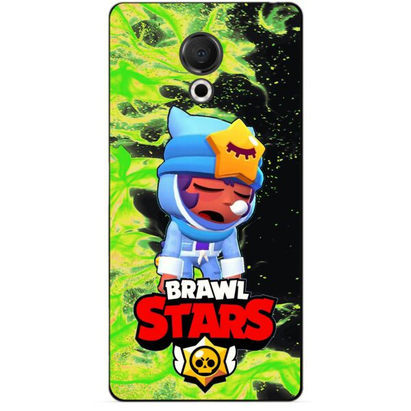 

Силиконовый бампер чехол Candy для Meizu 15 Lite с Героем Brawl Stars Сонный Сэнди
