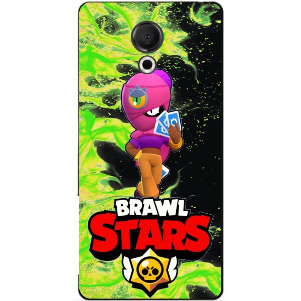 

Силиконовый бампер чехол Candy для Meizu 15 Lite с Героем Brawl Stars Тара