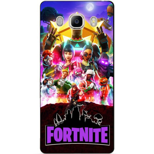 

Силиконовый бампер чехол Candy для Samsung J7 2016 Galaxy J710 рисунком Fortnite