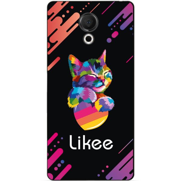 

Силиконовый бампер чехол Candy для Meizu 15 Lite с рисунком Likee
