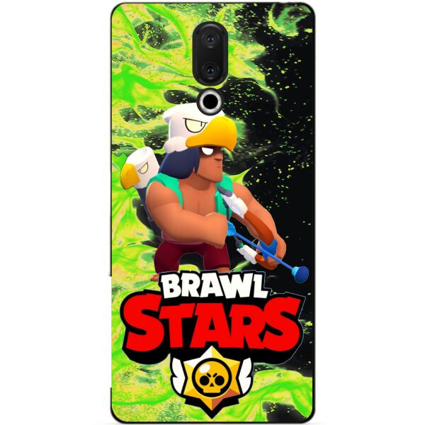 

Силиконовый бампер чехол Candy для Meizu 15 с Героем Brawl Stars Бо