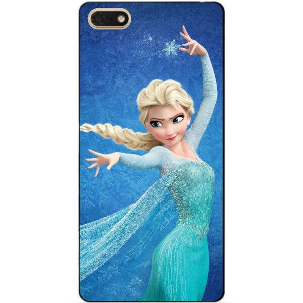 

Бампер силиконовый чехол Candy для Huawei Honor 7a с рисунком Эльза