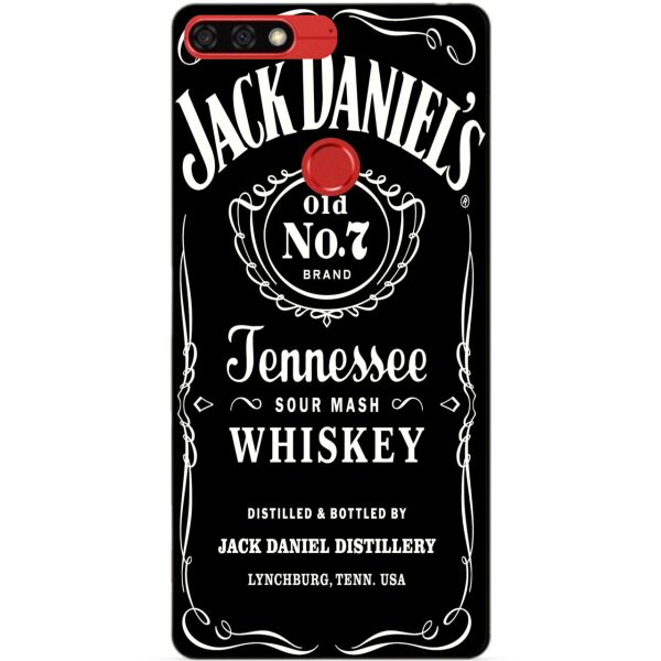 

Бампер силиконовый чехол Candy для Huawei Honor 7c Pro с рисунком Jack Daniels