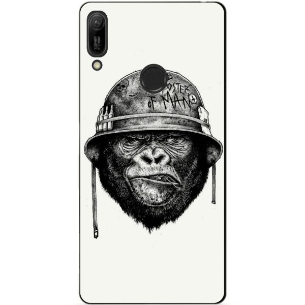

Силиконовый чехол Candy для Huawei Y6 Pro 2019 с рисунком Обезьяна в каске