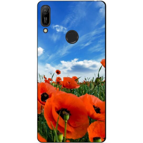 

Силиконовый чехол Candy для Huawei Y6 Pro 2019 с рисунком Поле маков