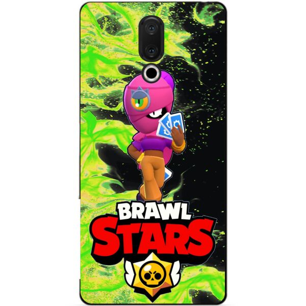 

Силиконовый бампер чехол Candy для Meizu 15 с Героем Brawl Stars Тара
