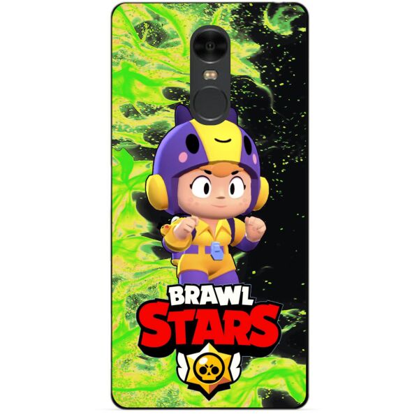 

Силиконовый чехол бампер Candy для Xiaomi Redmi Note 4 с Героем Brawl Stars Беа