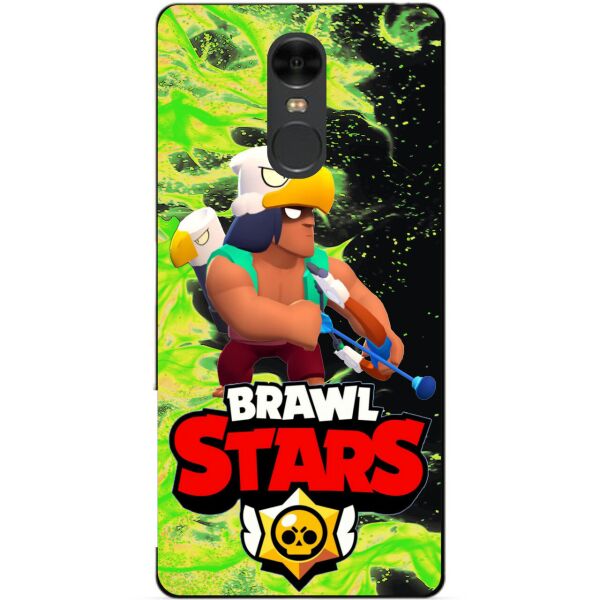 

Силиконовый чехол бампер Candy для Xiaomi Redmi Note 4 с Героем Brawl Stars Бо