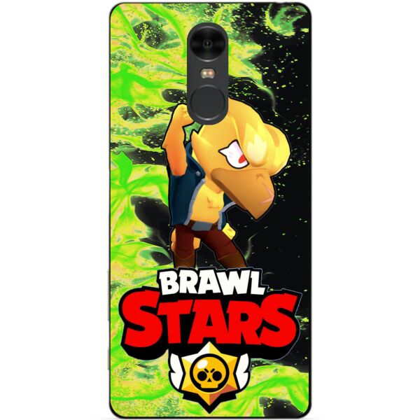 

Силиконовый чехол бампер Candy для Xiaomi Redmi Note 4 с Героем Brawl Stars Ворон Феникс