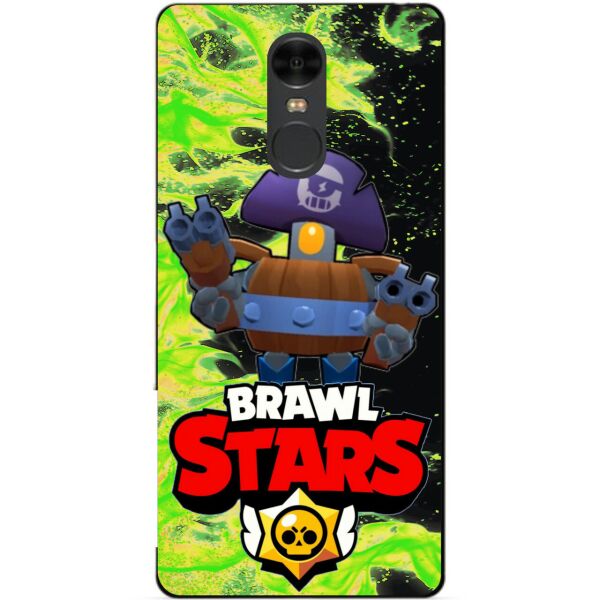 

Силиконовый чехол бампер Candy для Xiaomi Redmi Note 4 с Героем Brawl Stars Деррил