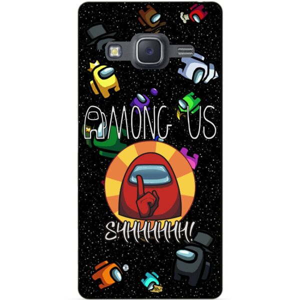 

Силиконовый бампер чехол Candy для Samsung J7 Neo Galaxy J701 с рисунком Among Us