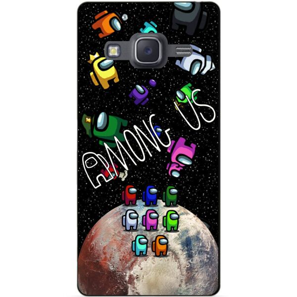 

Силиконовый бампер чехол Candy для Samsung J7 Neo Galaxy J701 с рисунком Амонг Ас