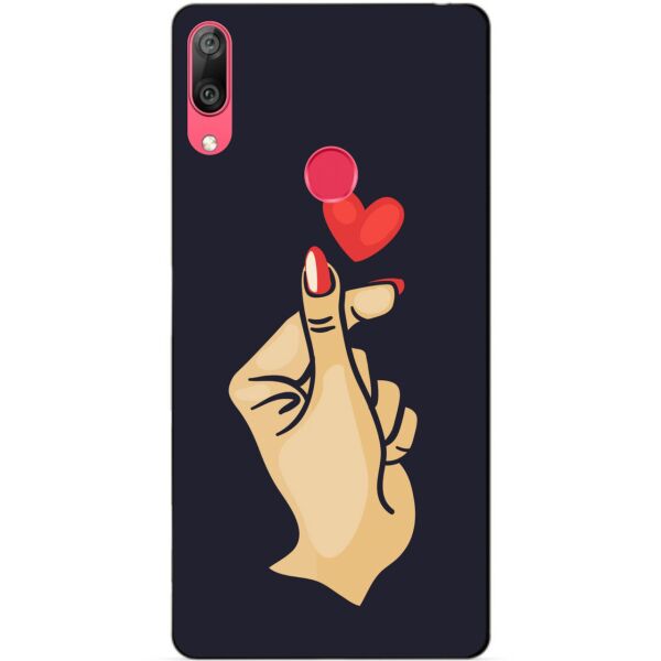 

Силиконовый чехол Candy для Huawei Y7 2019 с рисунком Знак любви