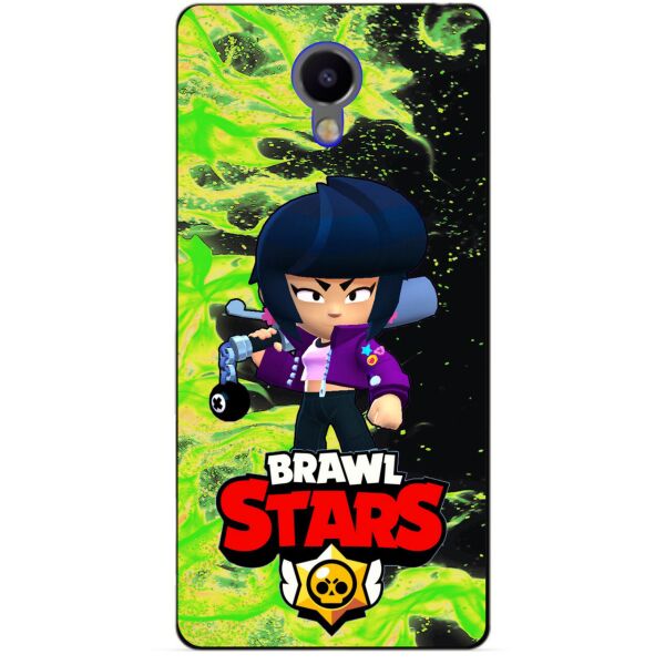 

Силиконовый бампер чехол Candy для Meizu M3 Note с Героем Brawl Stars Биби