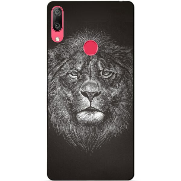 

Силиконовый чехол Candy для Huawei Y7 2019 с рисунком Лев мелом