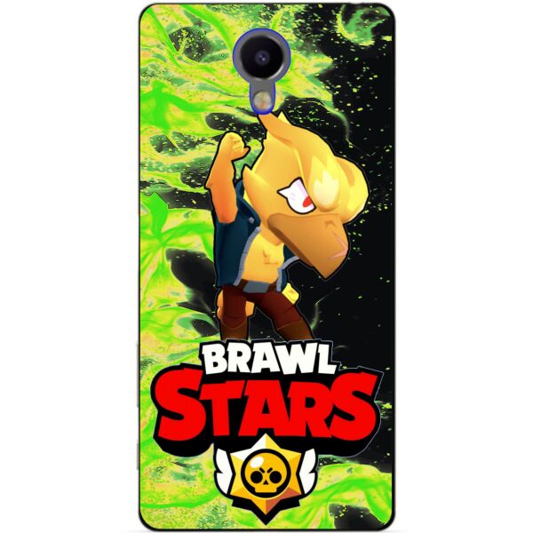 

Силиконовый бампер чехол Candy для Meizu M3 Note с Героем Brawl Stars Ворон Феникс