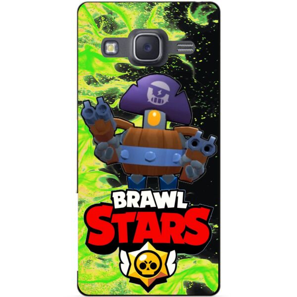 

Силиконовый бампер чехол Candy для Samsung J7 Neo героем Brawl Stars Деррил