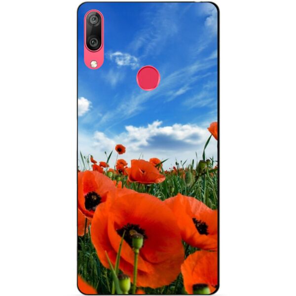 

Силиконовый чехол Candy для Huawei Y7 2019 с рисунком Поле маков