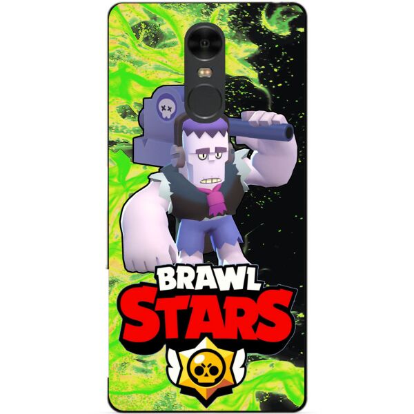 

Силиконовый чехол бампер Candy для Xiaomi Redmi Note 4 с Героем Brawl Stars Фрэнк