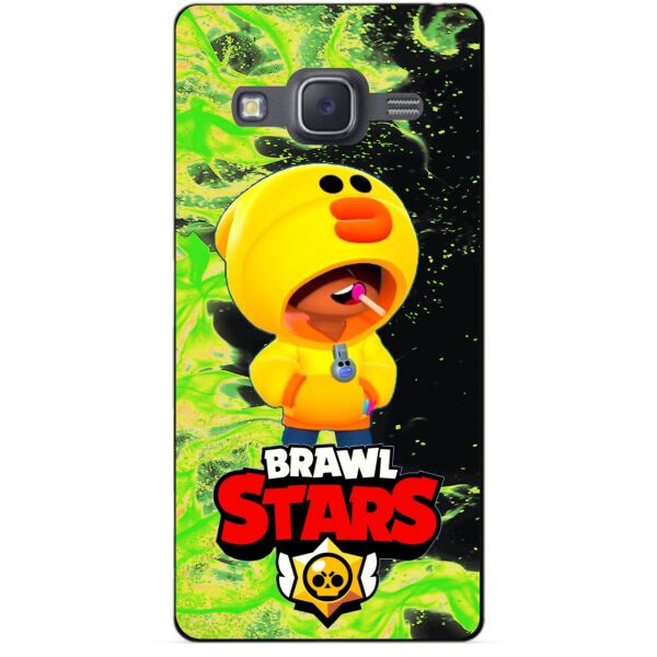 

Силиконовый бампер чехол Candy для Samsung J7 Neo героем Brawl Stars Леон утка