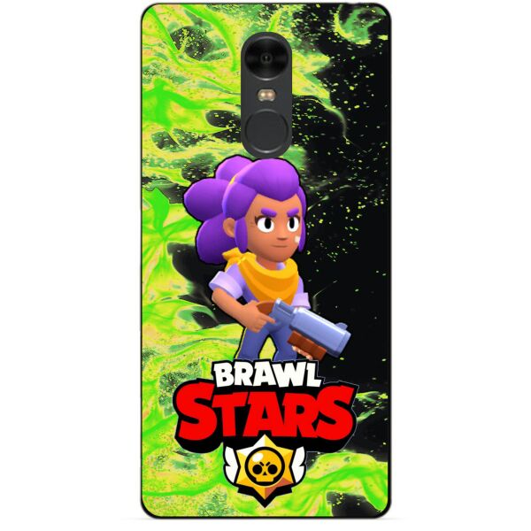 

Силиконовый чехол бампер Candy для Xiaomi Redmi Note 4 с Героем Brawl Stars Шелли